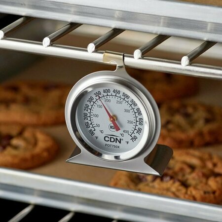 CDN POT750X ProAccurate 2in Dial High-Heat Oven Thermometer 221POT750X